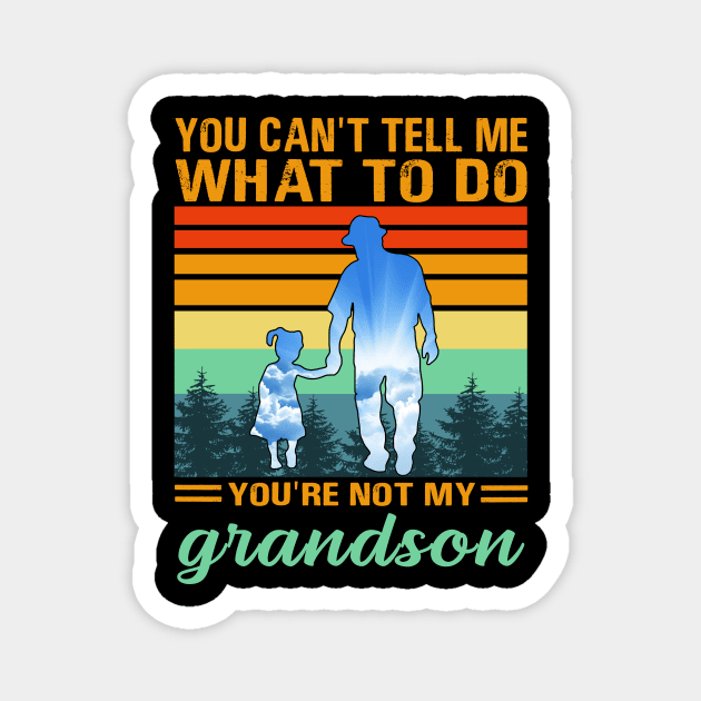 you can't tell me what to do you're not my grandson Magnet by binnacleenta