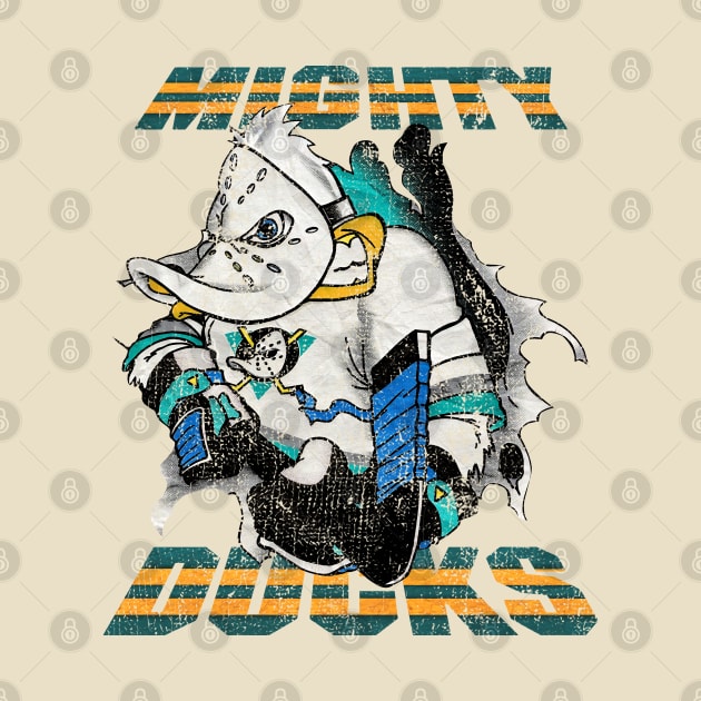 RETRO MIGHTY DUCKS FIGHTERS by wesgemblung