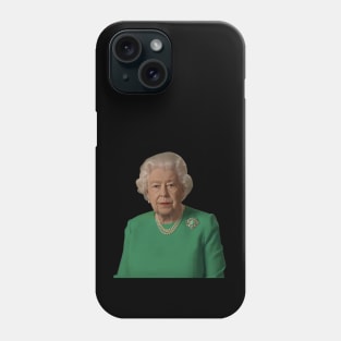 Queen Elizabeth Green screen Dress Phone Case