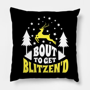 Christmas blitzen quote Pillow