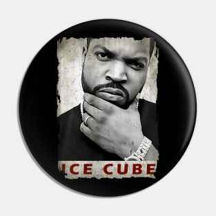 Vintage Portrait of Ice Cube Pin