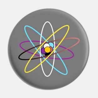 Atomic Pride Pin