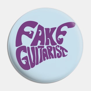 Fake Guitarist Pin