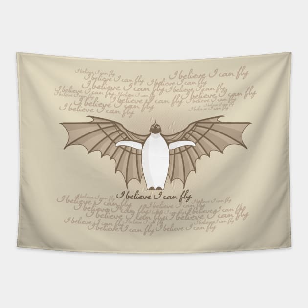 I Believe I Can Fly Tapestry by NemiMakeit