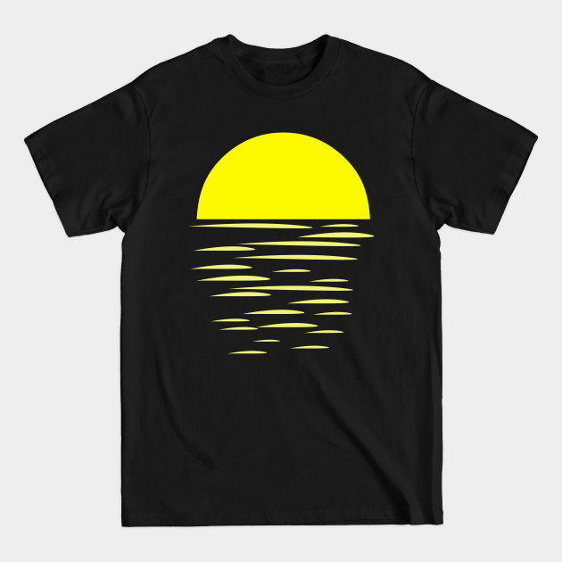 Disover Minimalist Sunset - Sunset Beach - T-Shirt