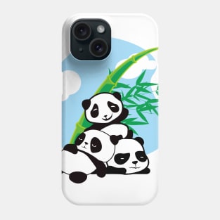 Panda and bamboo Phone Case