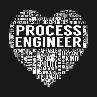 Process Engineer Heart T-Shirt