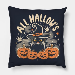 All Hallow's Cat Pillow