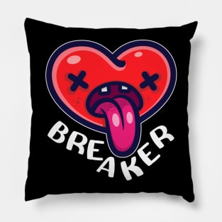 Cute Heart Breaker Funny Valentines Shirt Boys Girls Pillow