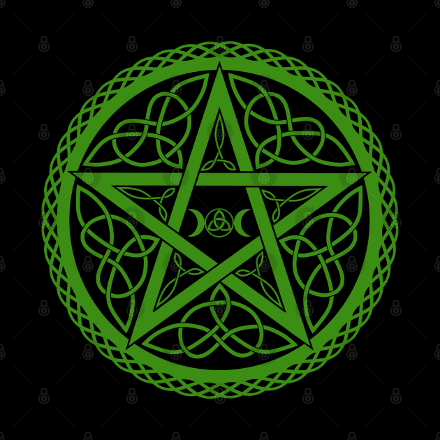 Celtic Pentacle by Wareham Spirals