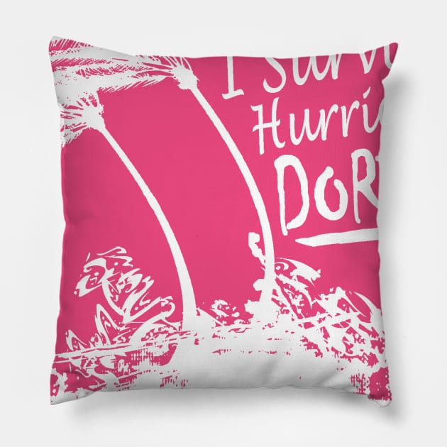 I Survived Hurricane Dorian Pillow by Etopix