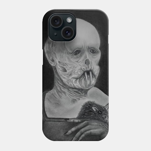 Rat keeper Phone Case by Negin’s Dark art