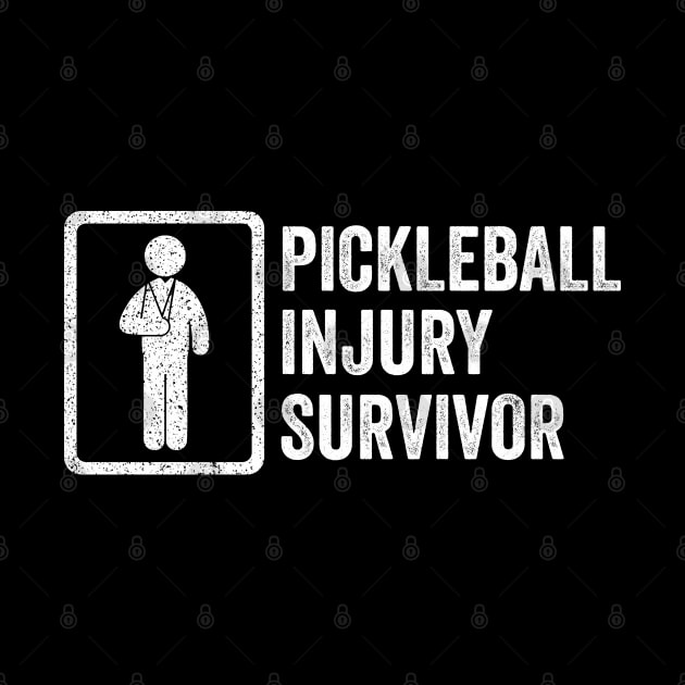 Pickleball injury survivor by Sarjonello