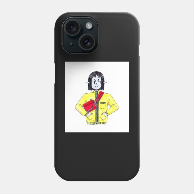 Marceline the Vampire Queen yellow jacket doodle Phone Case by sadnettles