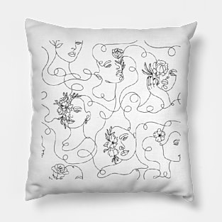 Blooming Women Pillow