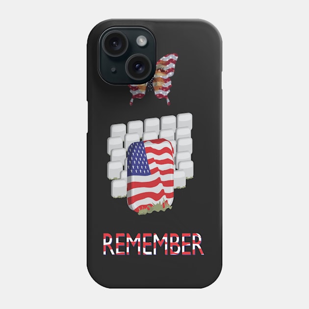 Remember, Honor and Celebrate Them Phone Case by Diego-t