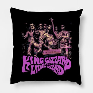 This is King Gizzard & Lizard Wizard Pillow