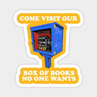 Book Dumpster Magnet