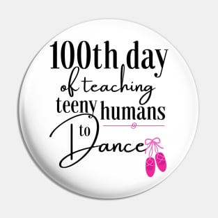 100 days of school for dance teachers Pin