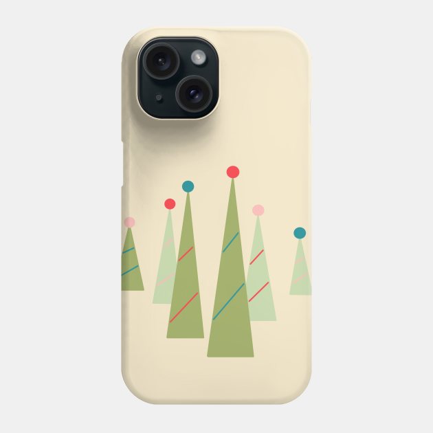 Too Many Christmas Trees Phone Case by Debra Cox 