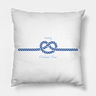 Nautical Overhand Knot by Nuucs Pillow