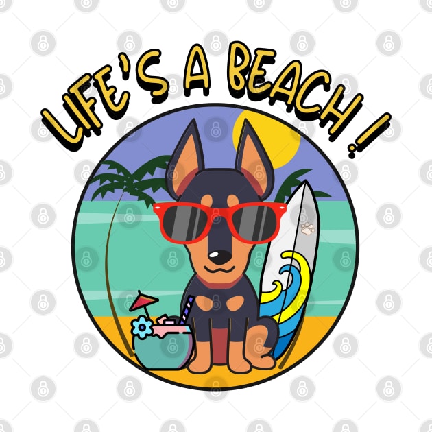 Life's a beach Alsatian by Pet Station