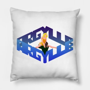 Henry Cavill as Argylle action movie 2024 graphic design Pillow