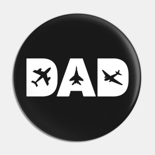 Airplane Pilot Dad Pin