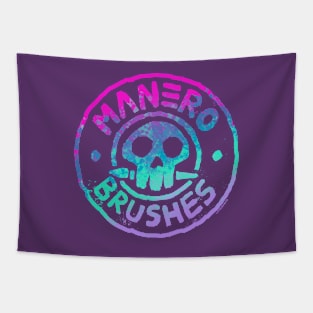 Manero Brushes Neon Logo - Poison Tapestry
