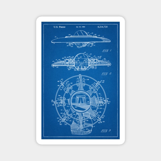 UFO US Patent Magnet by NeilGlover