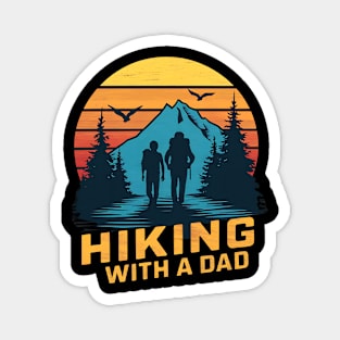 Hiking With A Dad Adventure Magnet