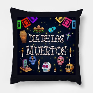 Dia De Los Muertos Pillow