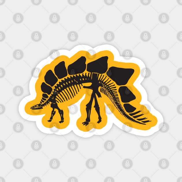 Terra Fossil Stegosaurus Dinosaur Magnet by Terra Fossil Merch