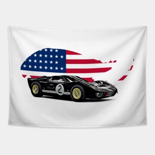 GT40 MK2 USA Print Tapestry