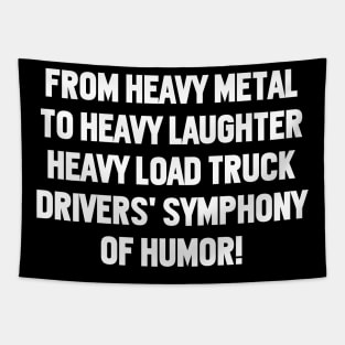 Heavy Load Truck Drivers Tapestry