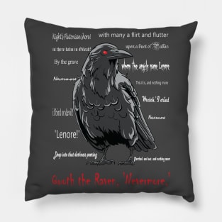 Edgar Allan Poe - The Raven Pillow