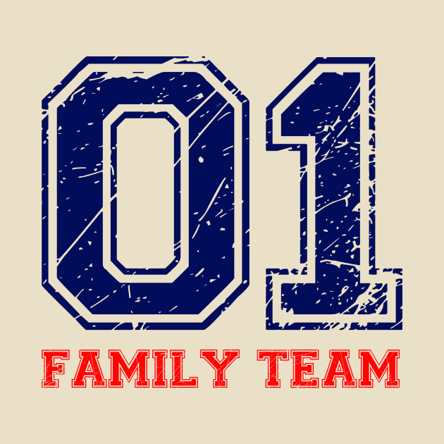 Funny T-Shirt 01 Family Team for Everyday by SparkStyleStore