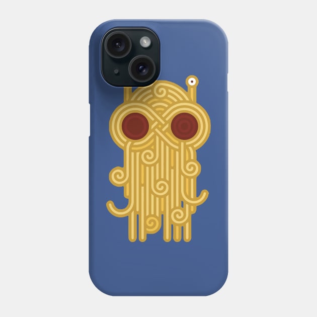 flying spaghetti monster 2 Phone Case by olive sthis