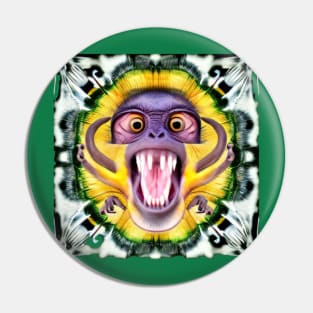 Clover Monkey Pin