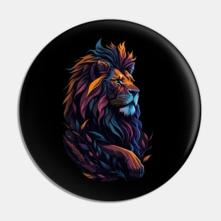 King lion lovers Pin