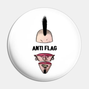 Punk Man Anti Flag Pin