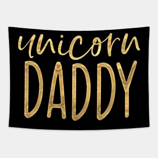 Unicorn Daddy Father Dad Tapestry