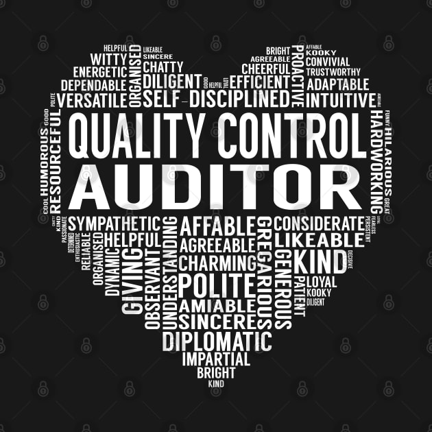 Quality Control Auditor Heart by LotusTee