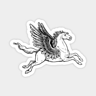 Vintage Mythical Pegasus Magnet