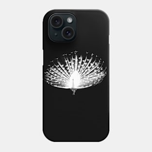 White Peacock Phone Case