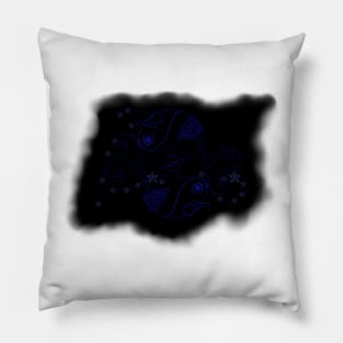 zodiac sign pisces Pillow