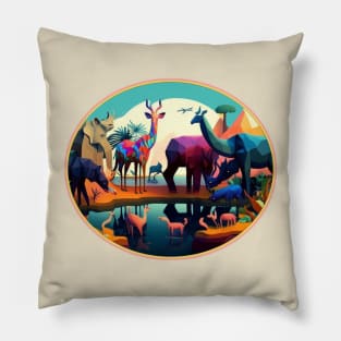 Watering Hole Pillow