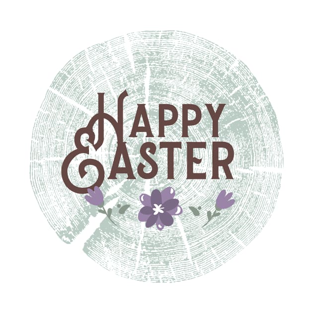 Happy Easter Earthy Spring by DC Bell Design