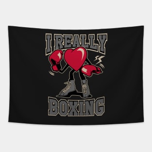 I love Boxing Tapestry