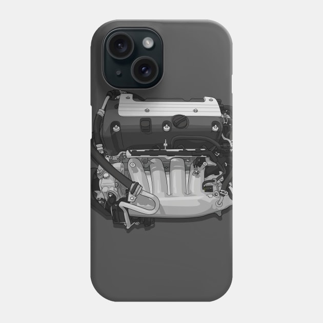 K20 / K24 Engine Phone Case by ArtyMotive